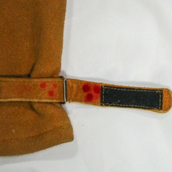 SOLD LL Bean Buckskin Mitts 3 Finger Gloves Sz Med - Picture 5 of 8